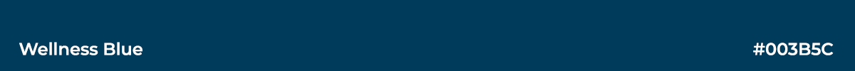 wellness blue color