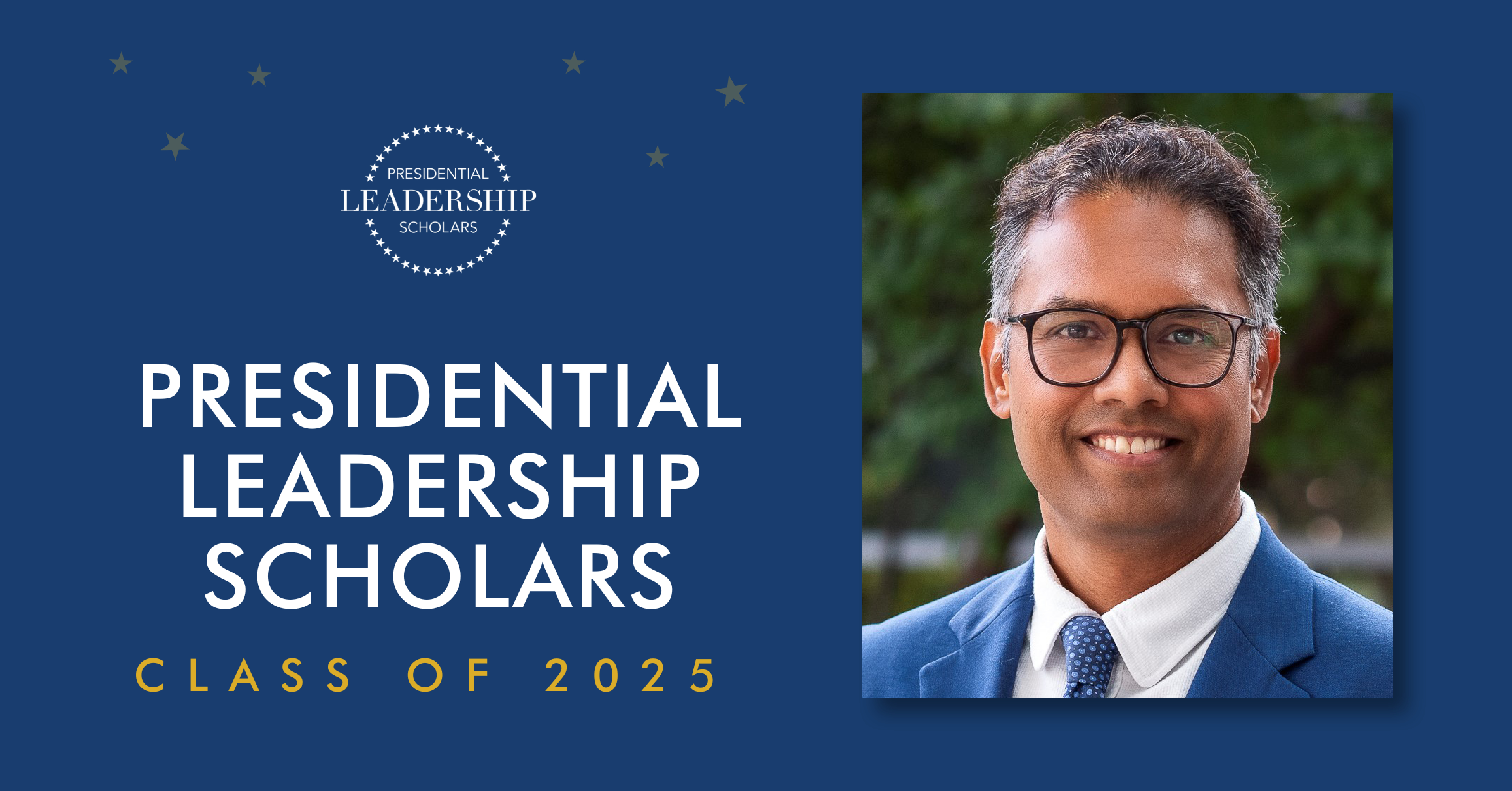 Amit Acharya named 2025 Presidential Leadership Scholar