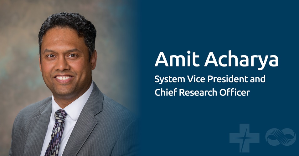 Advocate Aurora Research Institute names Amit Acharya, PhD, as chief research officer
