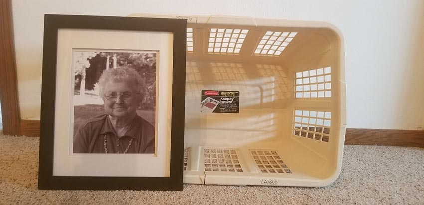 An old laundry basket and a new connection