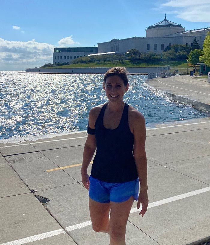 Running for something more than herself