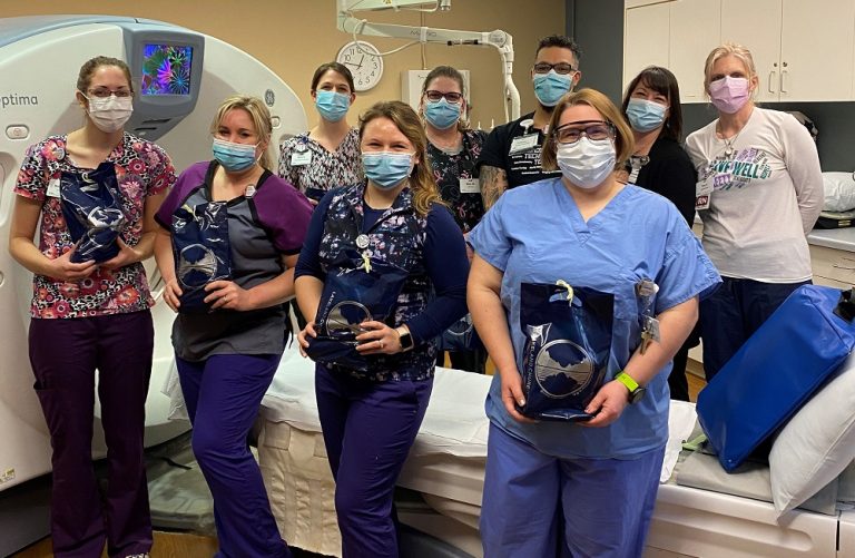 Team members were grateful to receive blessing bags from Lakeland Community Church.