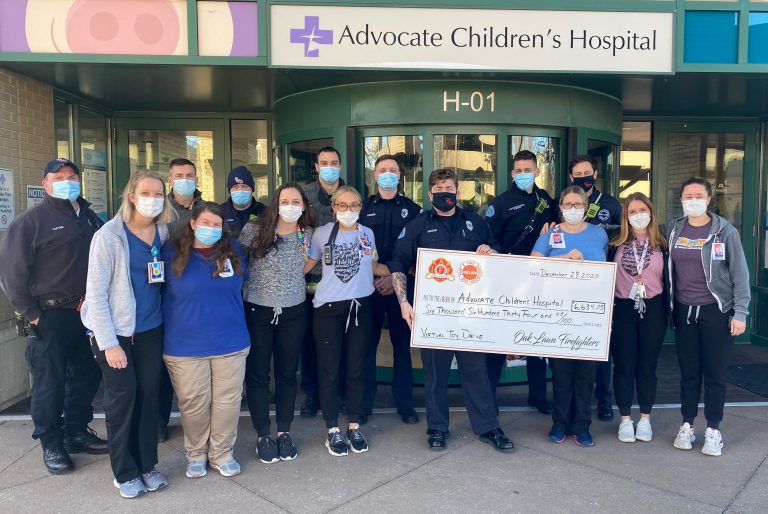 Firefighters come through for kids