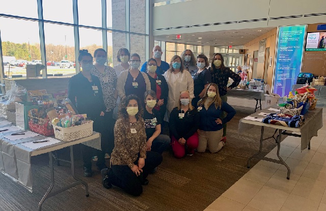 Team members support each other and the community