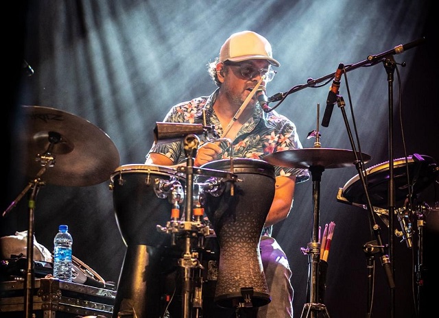 Running and drumming for a cause