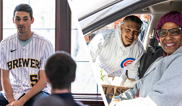 Milwaukee Brewers & Chicago Cubs hit home runs with patients and students