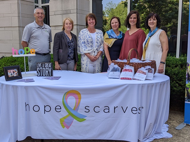 Breast cancer survivor pays it forward through scarves, words of encouragement