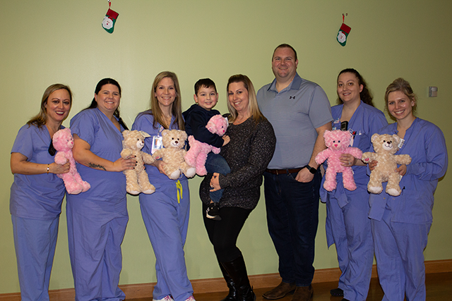 The Giovenco family and nurses