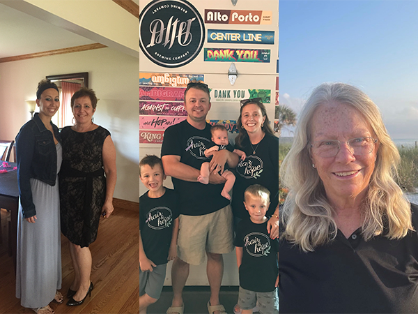 Amy, Nancy, Courtney and family, Mary