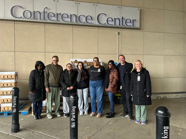 Pharmacy team volunteering at the Food Farmacy