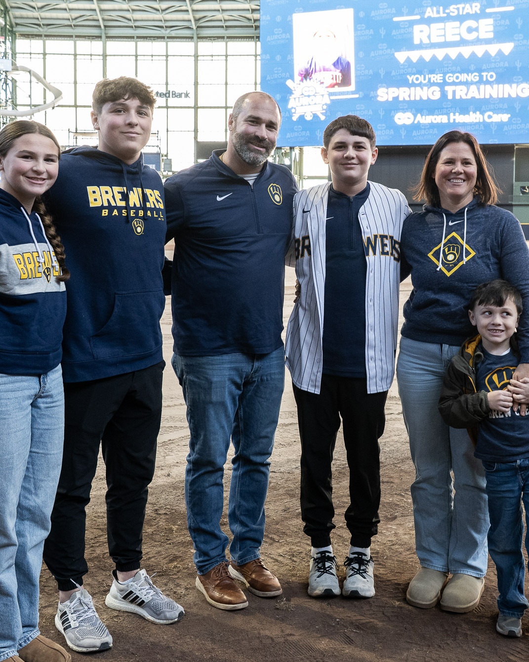 Reece and his family