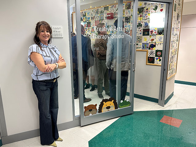 opening of the new creative arts therapy studio